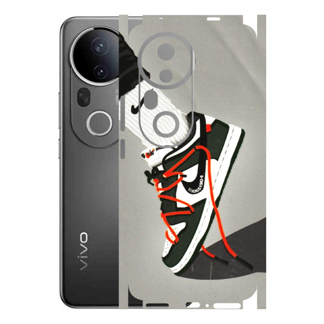VIVO Z/V/X/T/U/S Series Phone Skins (All Models) - New Grey Sneaker - 3D Embossed Finish (L-261) Vivo T4 Ultra