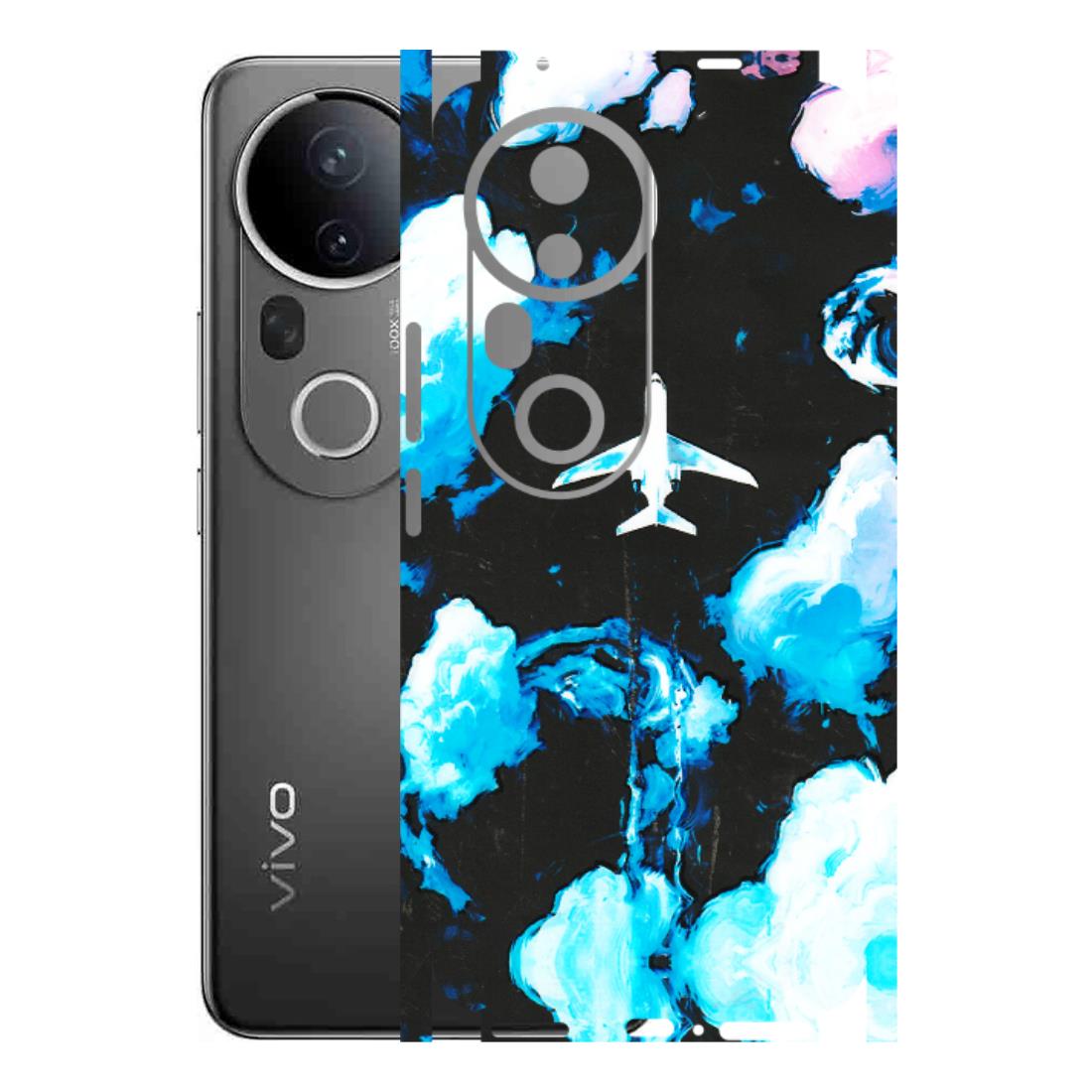 VIVO Z/V/X/T/U/S Series Phone Skins (All Models) - Travel In Airline - 3D Embossed Finish (L-264) Vivo T4 Ultra