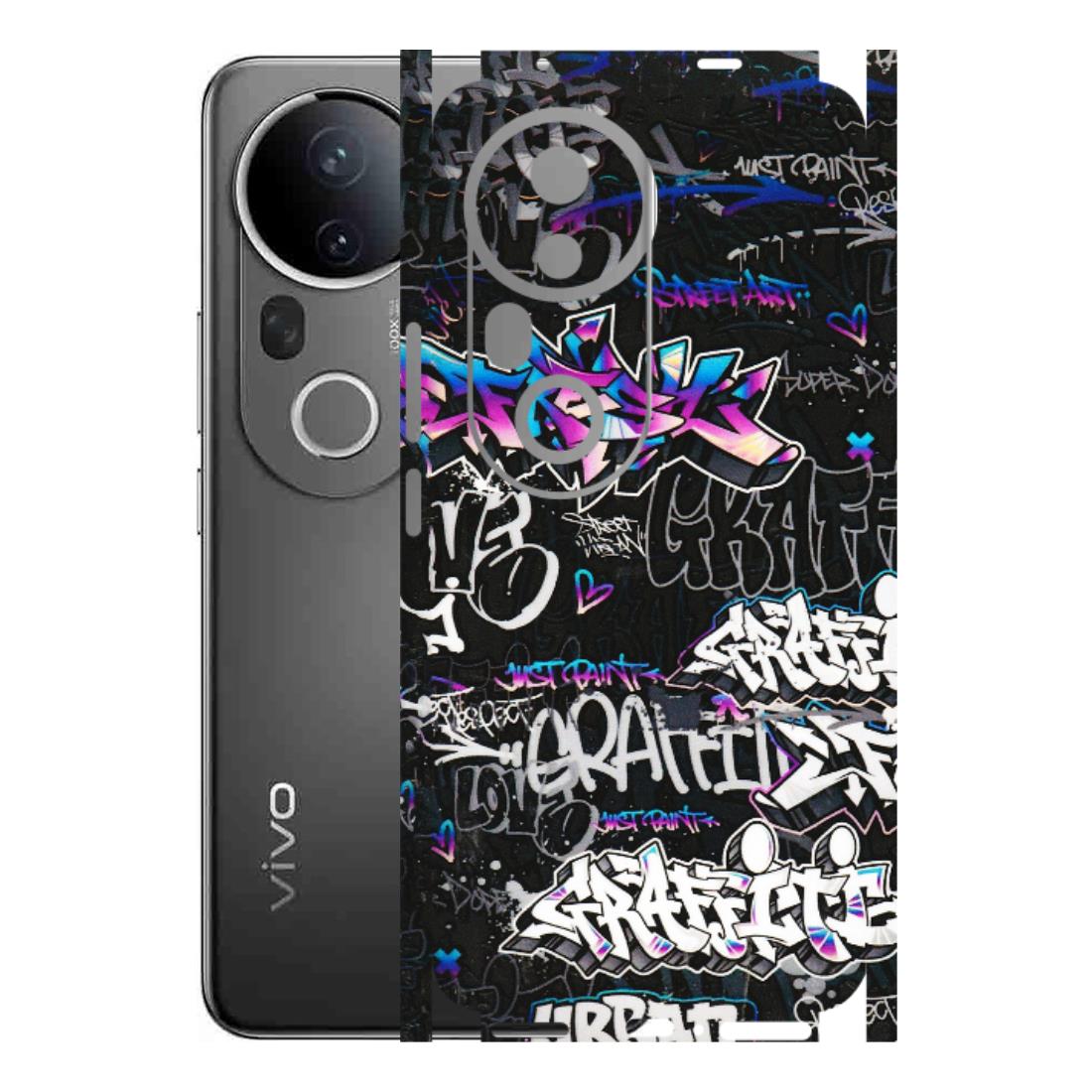 VIVO Z/V/X/T/U/S Series Phone Skins (All Models) - Graffiti Killer - 3D Embossed Finish (L-274) Vivo T4 Ultra