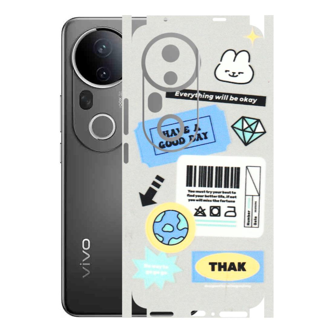 VIVO Z/V/X/T/U/S Series Phone Skins (All Models) - Will Be Okay Design - 3D Embossed Finish (L-316) Vivo T4 Ultra