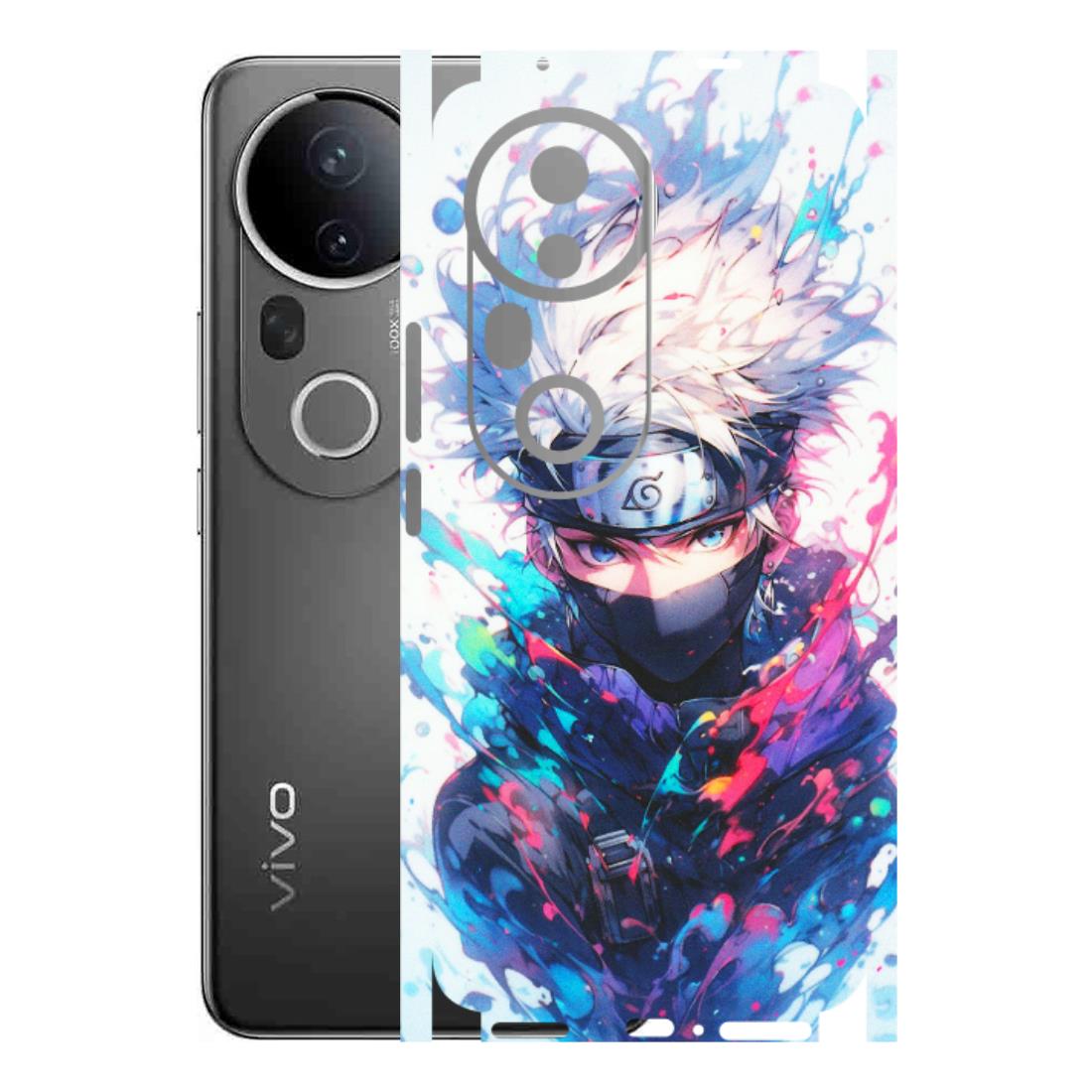 VIVO Z/V/X/T/U/S Series Phone Skins (All Models) - Naruto Face Mask - Matte Finish (M-03) Vivo T4 Ultra