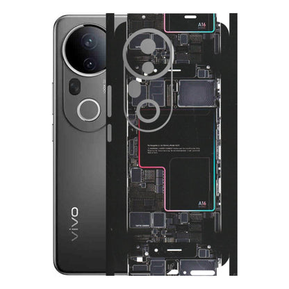 VIVO Z/V/X/T/U/S Series Phone Skins (All Models) - Motherboard Circuit Layout - Matte Finish (M-117) Vivo T4 Ultra