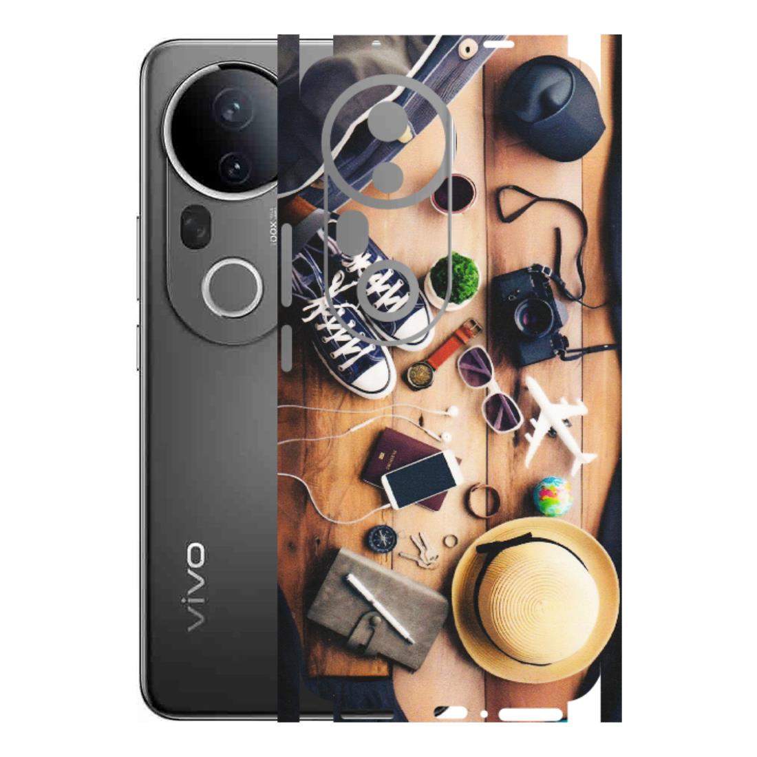 VIVO Z/V/X/T/U/S Series Phone Skins (All Models) - Travel Wanderlust - Matte Finish (M-133) Vivo T4 Ultra