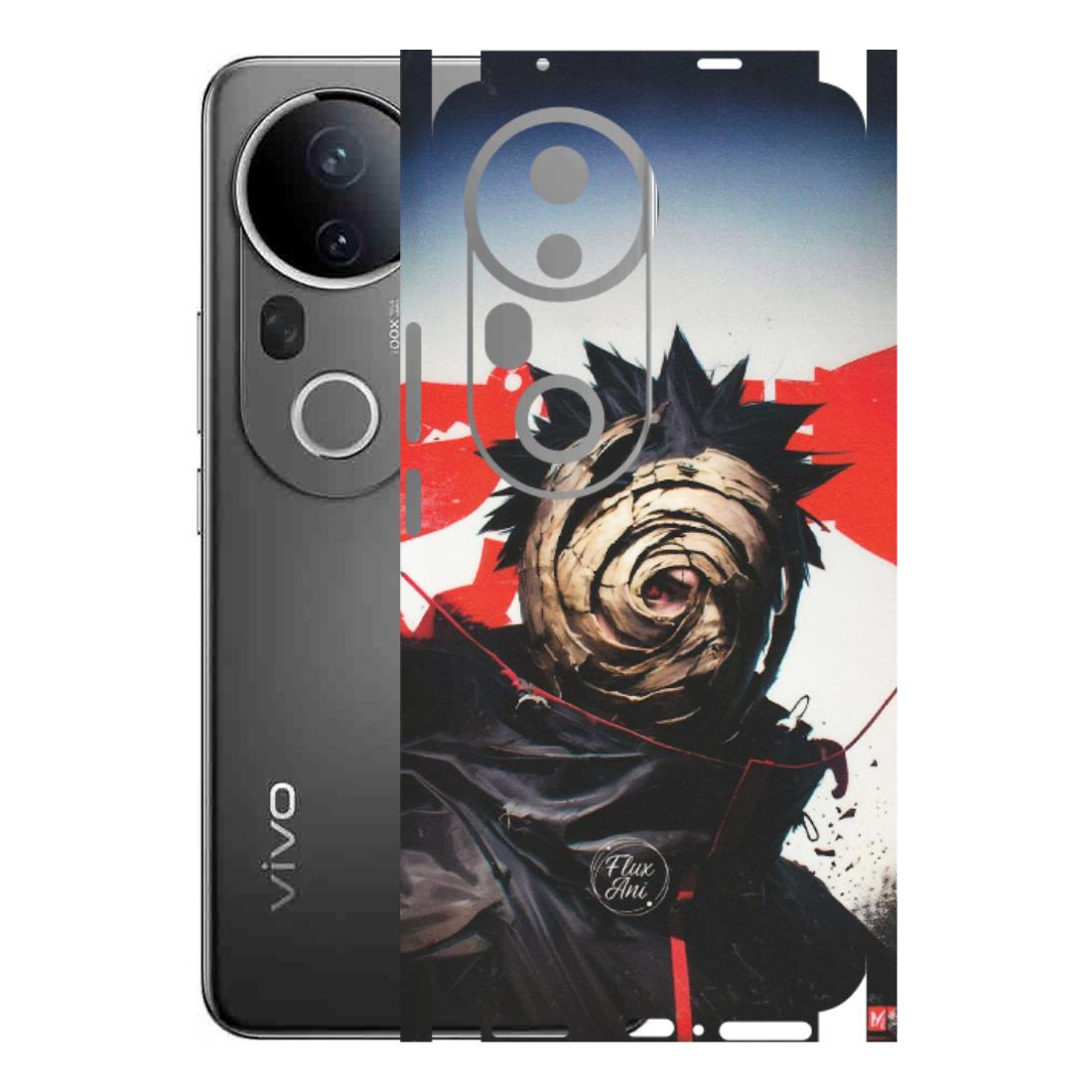 VIVO Z/V/X/T/U/S Series Phone Skins (All Models) - Obito Uchiha Cool Anime - Matte Finish (M-134) Vivo T4 Ultra
