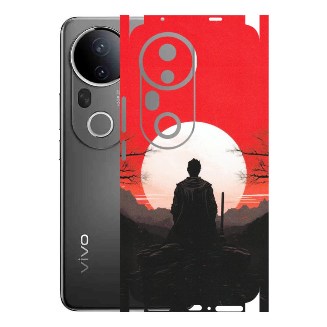 VIVO Z/V/X/T/U/S Series Phone Skins (All Models) - Samurai Anime - Matte Finish (M-141) Vivo T4 Ultra