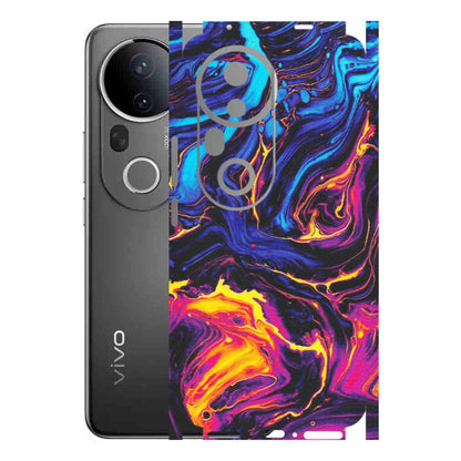 VIVO Z/V/X/T/U/S Series Phone Skins (All Models) - Abstract Paint Classy - Matte Finish (M-15) Vivo T4 Ultra