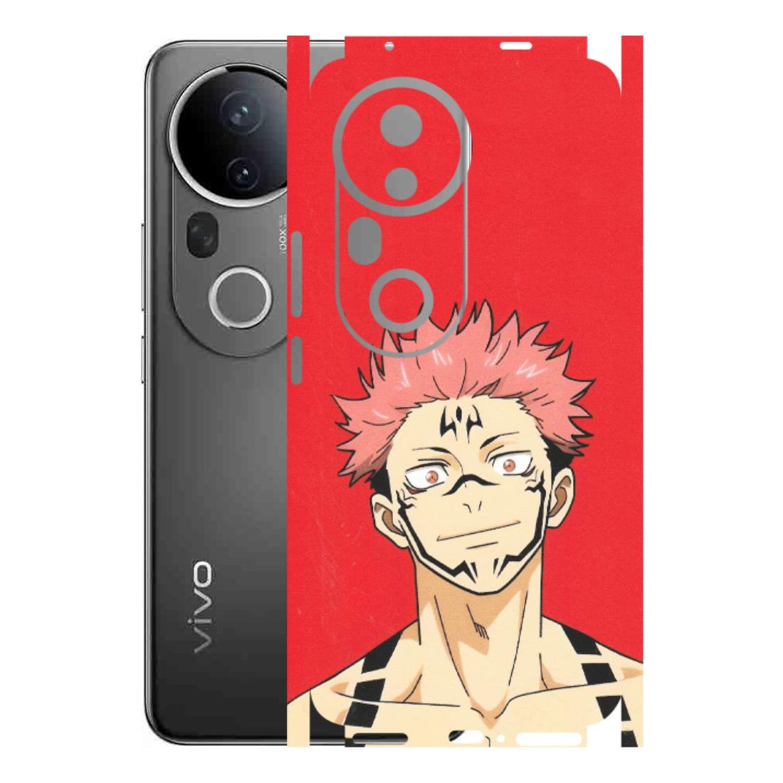 VIVO Z/V/X/T/U/S Series Phone Skins (All Models) - Ryomen Sukuna Fun Anime - Matte Finish (M-153) Vivo T4 Ultra
