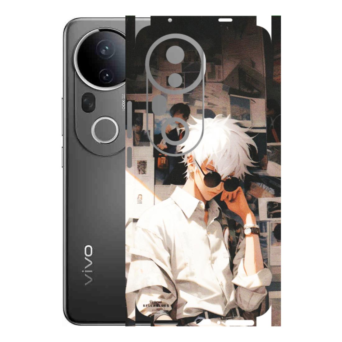 VIVO Z/V/X/T/U/S Series Phone Skins (All Models) - Gojo Satoru Jujustu Kaisen Anime - Matte Finish (M-156) Vivo T4 Ultra
