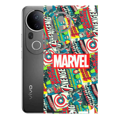 VIVO Z/V/X/T/U/S Series Phone Skins (All Models) - Marvel Comic Lover - Matte Finish (M-30) Vivo T4 Ultra