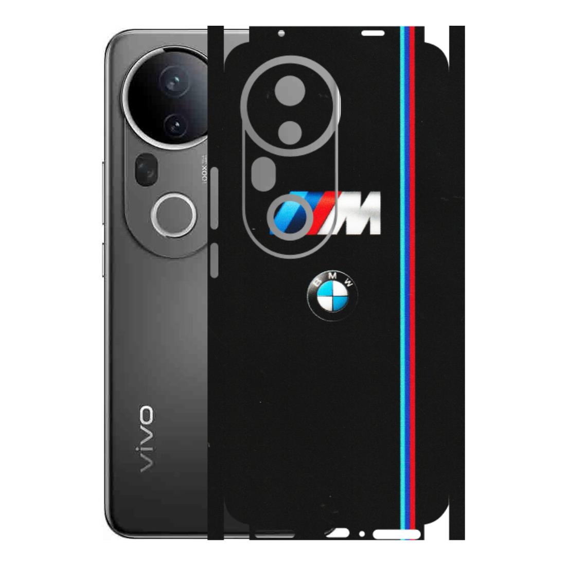 VIVO Z/V/X/T/U/S Series Phone Skins (All Models) - Styling With Black BMW - Matte Finish (M-74) Vivo T4 Ultra