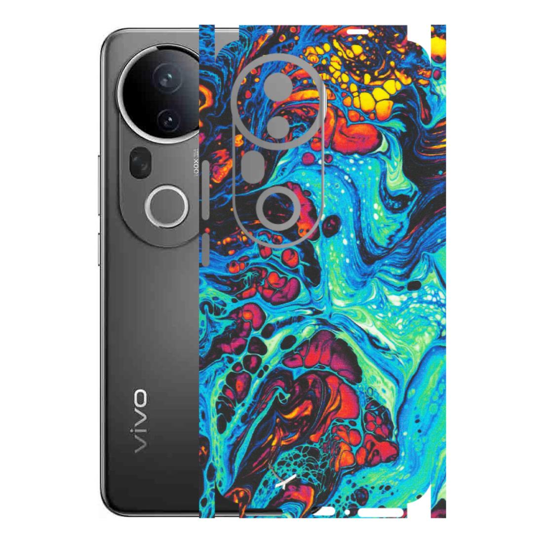 VIVO Z/V/X/T/U/S Series Phone Skins (All Models) - Majestic Galactic Marbel - Matte Finish (M-85) Vivo T4 Ultra