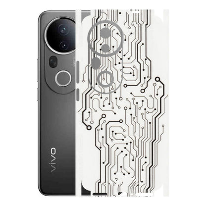 VIVO Z/V/X/T/U/S Series Phone Skins (All Models) - Tech Circuits - Transparent Finish (T-03) Vivo T4 Ultra