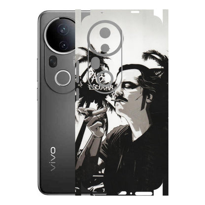VIVO Z/V/X/T/U/S Series Phone Skins (All Models) - Pab Escobar - Transparent Finish (T-05) Vivo T4 Ultra