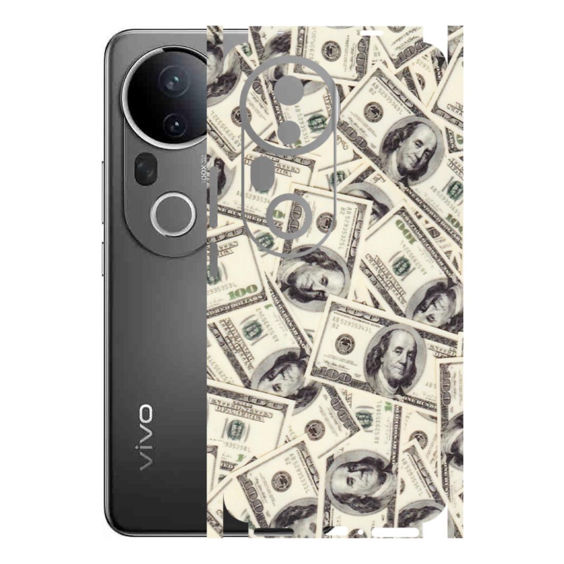 VIVO Z/V/X/T/U/S Series Phone Skins (All Models) - Dollar Lover - Transparent Finish (T-17) Vivo T4 Ultra