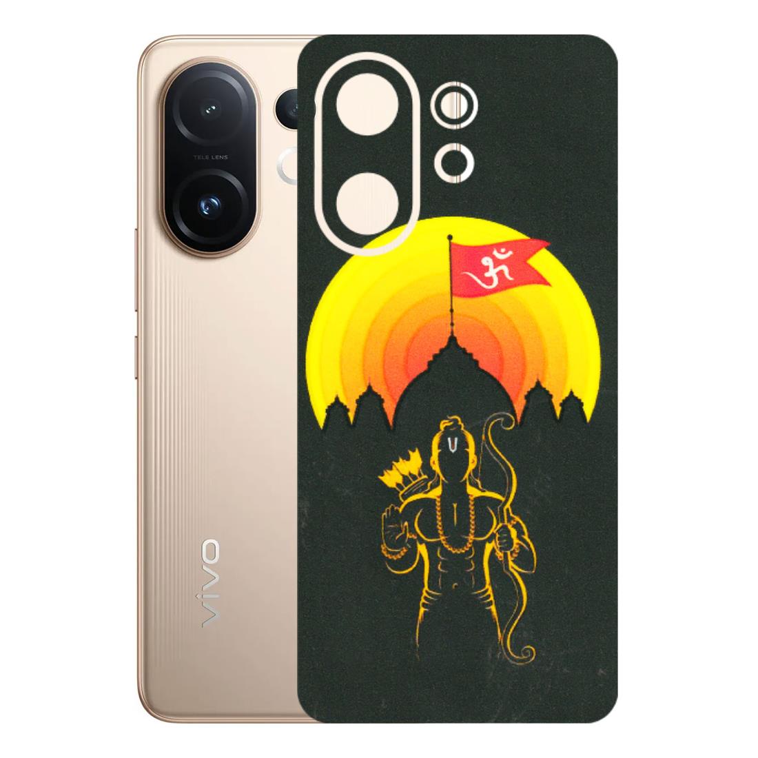 VIVO Z/V/X/T/U/S Series Phone Skins (All Models) - Lord Ram - 3D Embossed Finish (L-132) Vivo T4 pro