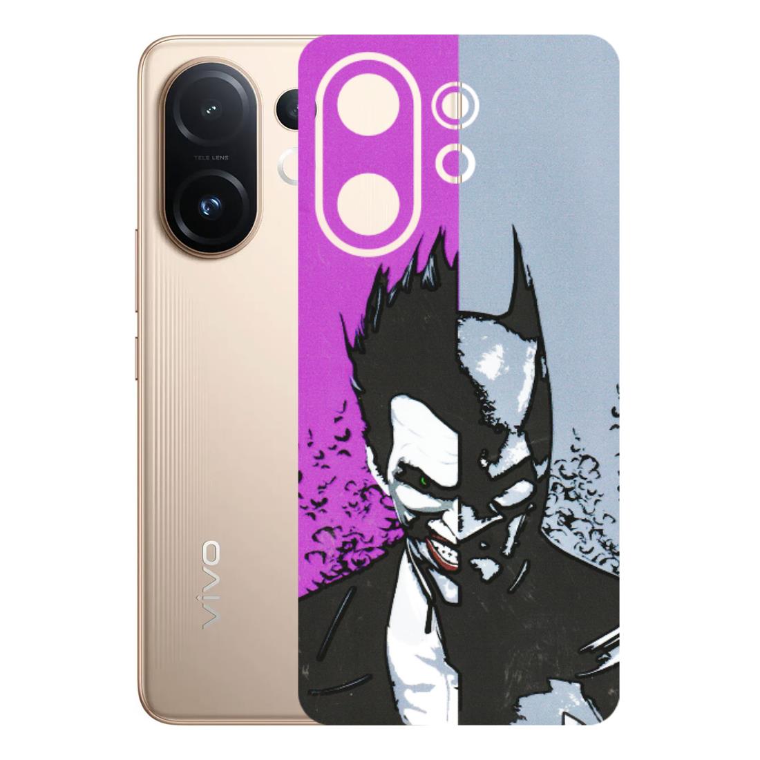 VIVO Z/V/X/T/U/S Series Phone Skins (All Models) - Batman & Joker - 3D Embossed Finish (L-143) Vivo T4 pro