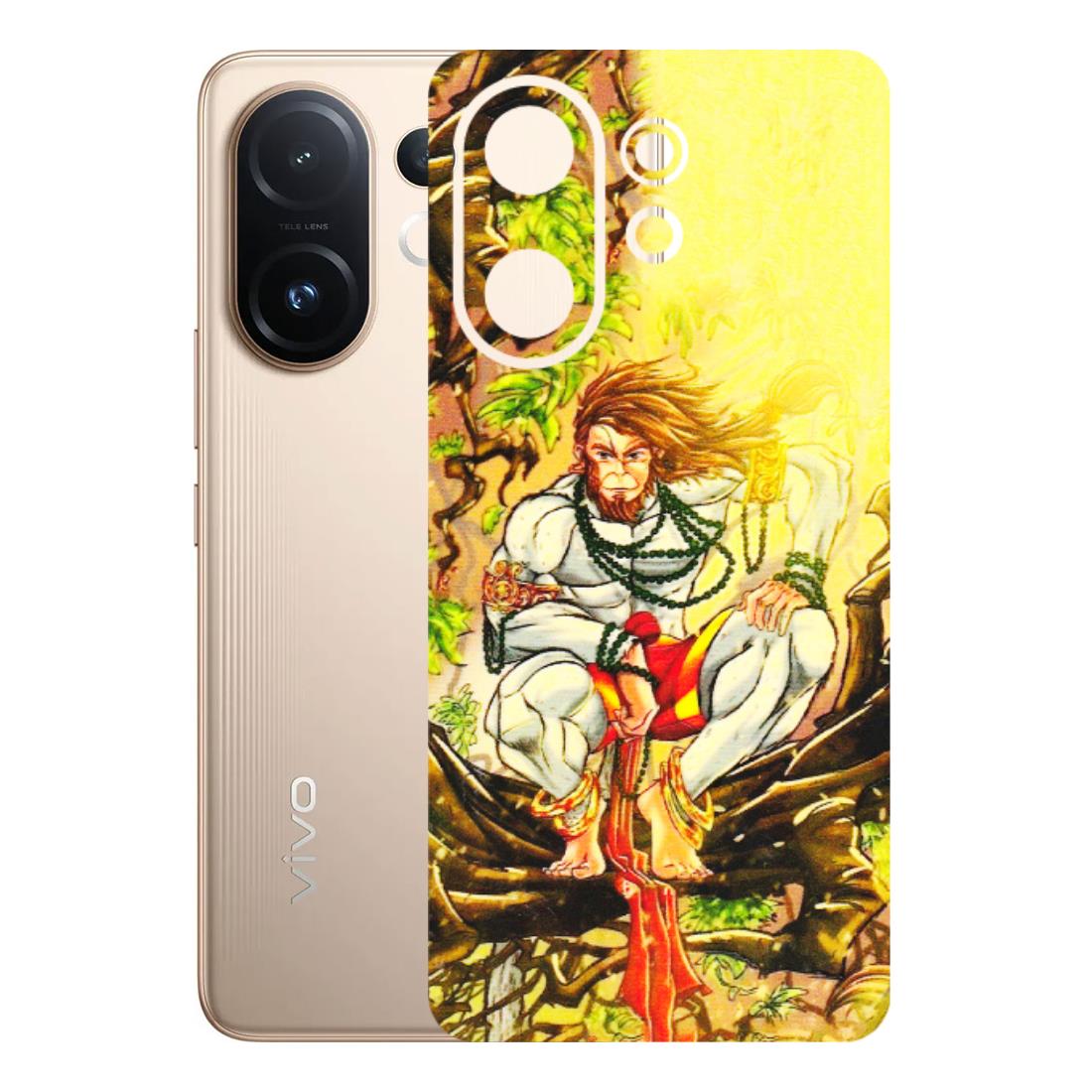 VIVO Z/V/X/T/U/S Series Phone Skins (All Models) - Lord Hanuman - 3D Embossed Finish (L-152) Vivo T4 pro