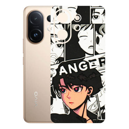 VIVO Z/V/X/T/U/S Series Phone Skins (All Models) - Danger Anime - 3D Embossed Finish (L-155) Vivo T4 pro