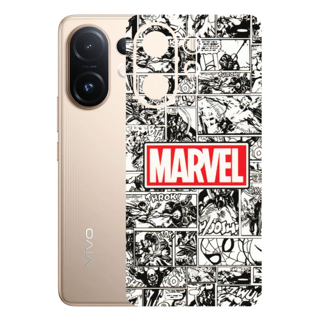 VIVO Z/V/X/T/U/S Series Phone Skins (All Models) - Marvel Comic - 3D Embossed Finish (L-171) Vivo T4 pro