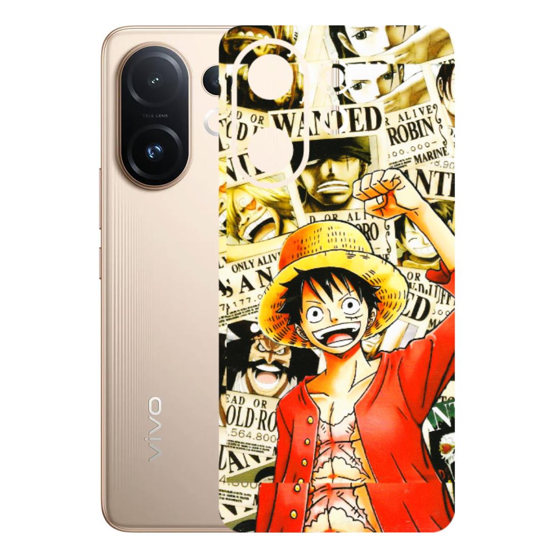 VIVO Z/V/X/T/U/S Series Phone Skins (All Models) - Luffy Anime - 3D Embossed Finish (L-177) Vivo T4 pro