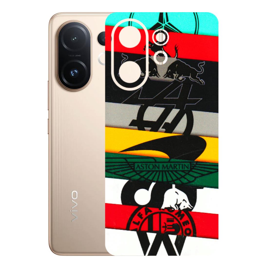 VIVO Z/V/X/T/U/S Series Phone Skins (All Models) - Multi Designer Brands - 3D Embossed Finish (L-187) Vivo T4 pro