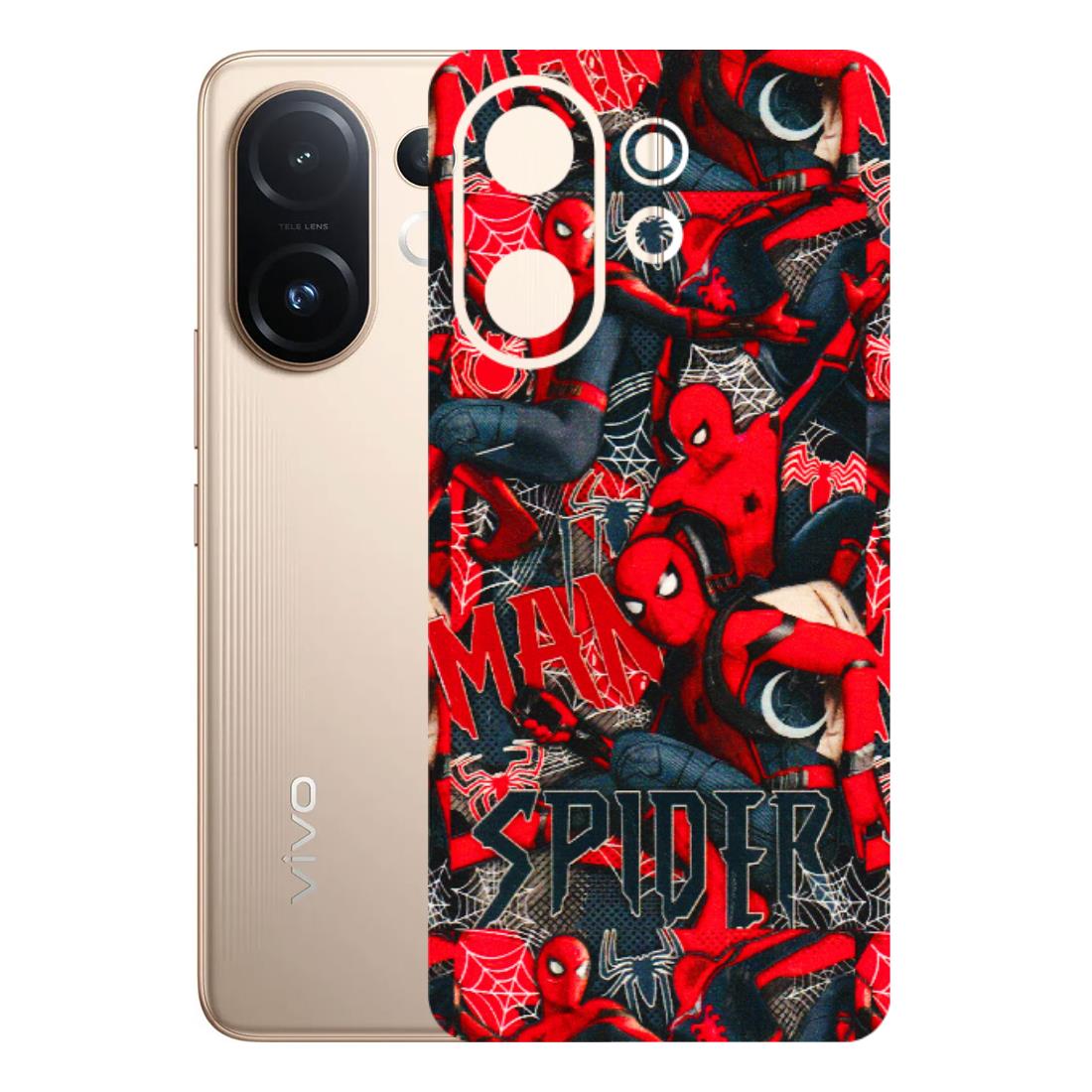 VIVO Z/V/X/T/U/S Series Phone Skins (All Models) - SpiderMan Cool - 3D Embossed Finish (L-188) Vivo T4 pro