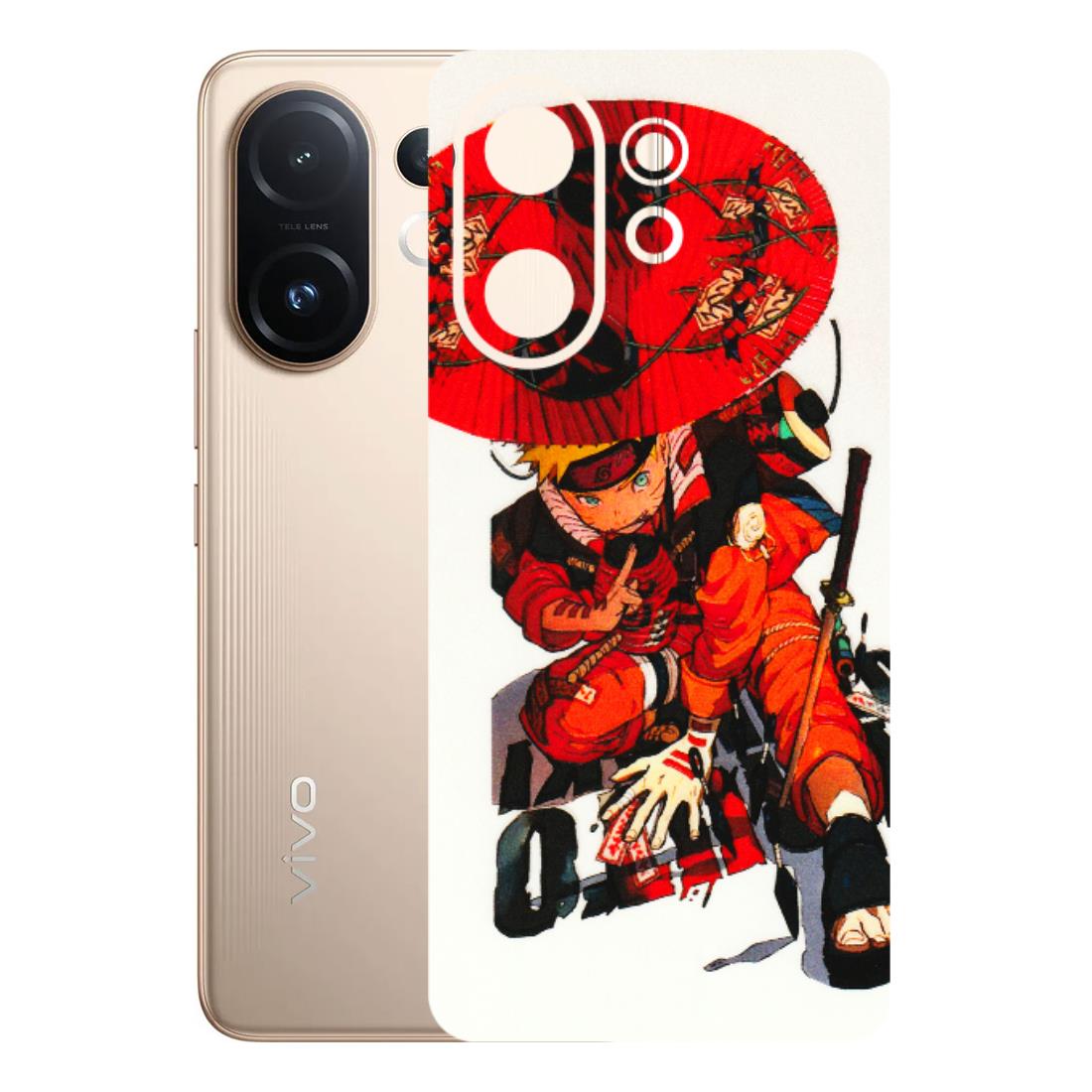 VIVO Z/V/X/T/U/S Series Phone Skins (All Models) - Naruto - 3D Embossed Finish (L-208) Vivo T4 pro