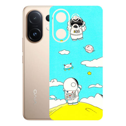 VIVO Z/V/X/T/U/S Series Phone Skins (All Models) - Blue Skies Astro Float - 3D Embossed Finish (L-230) Vivo T4 pro