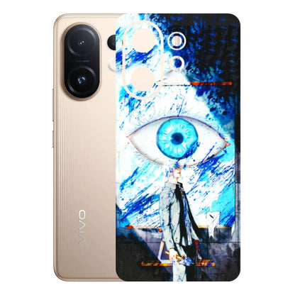 VIVO Z/V/X/T/U/S Series Phone Skins (All Models) - Gojo Satoru evil eye - 3D Embossed Finish (L-239) Vivo T4 pro