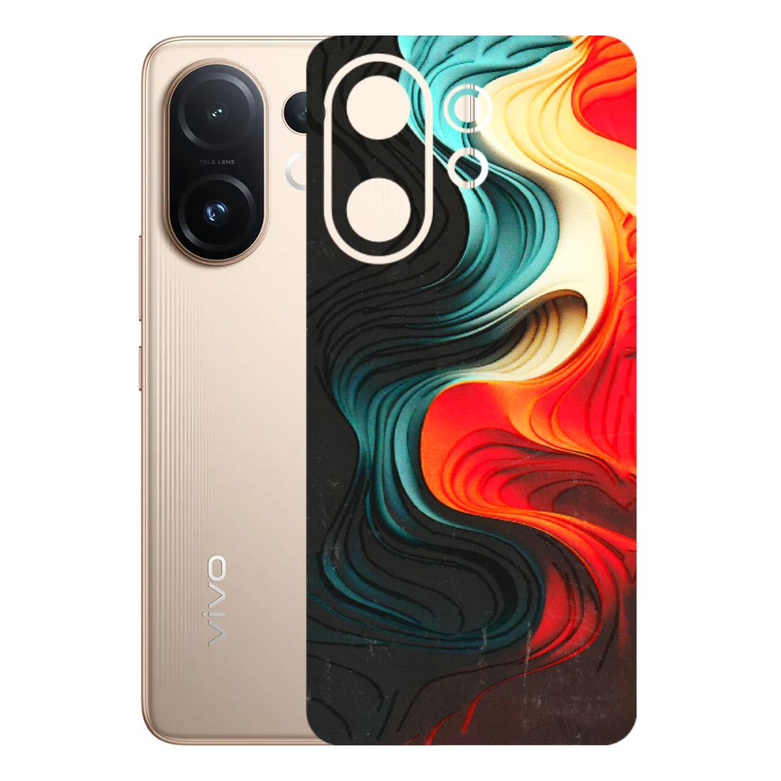 VIVO Z/V/X/T/U/S Series Phone Skins (All Models) - The Silky Swirl - 3D Embossed Finish (L-240) Vivo T4 pro