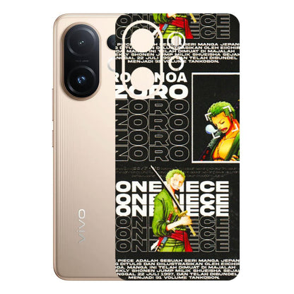VIVO Z/V/X/T/U/S Series Phone Skins (All Models) - One Piece Zoro - 3D Embossed Finish (L-250) Vivo T4 pro