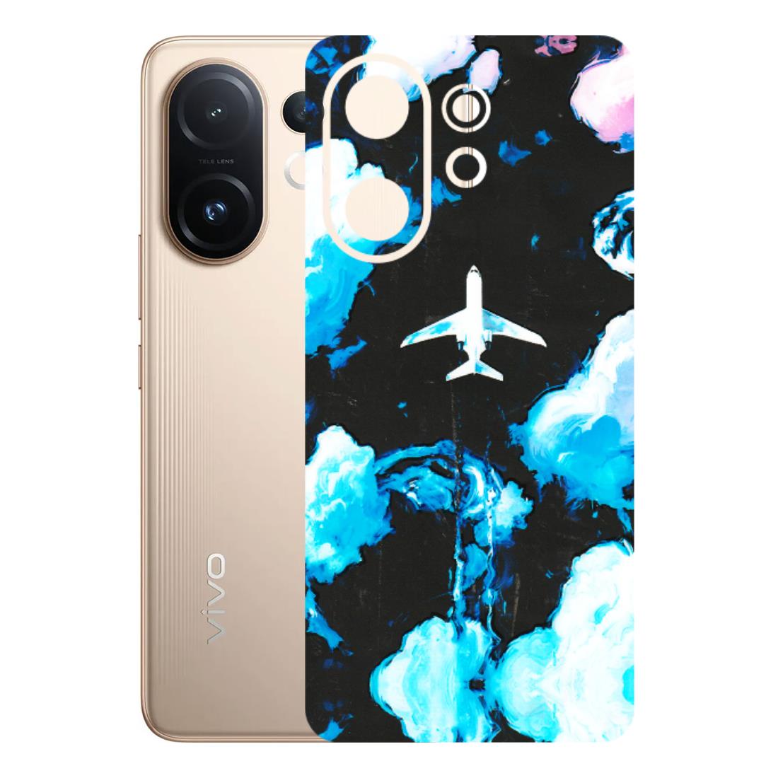 VIVO Z/V/X/T/U/S Series Phone Skins (All Models) - Travel In Airline - 3D Embossed Finish (L-264) Vivo T4 pro