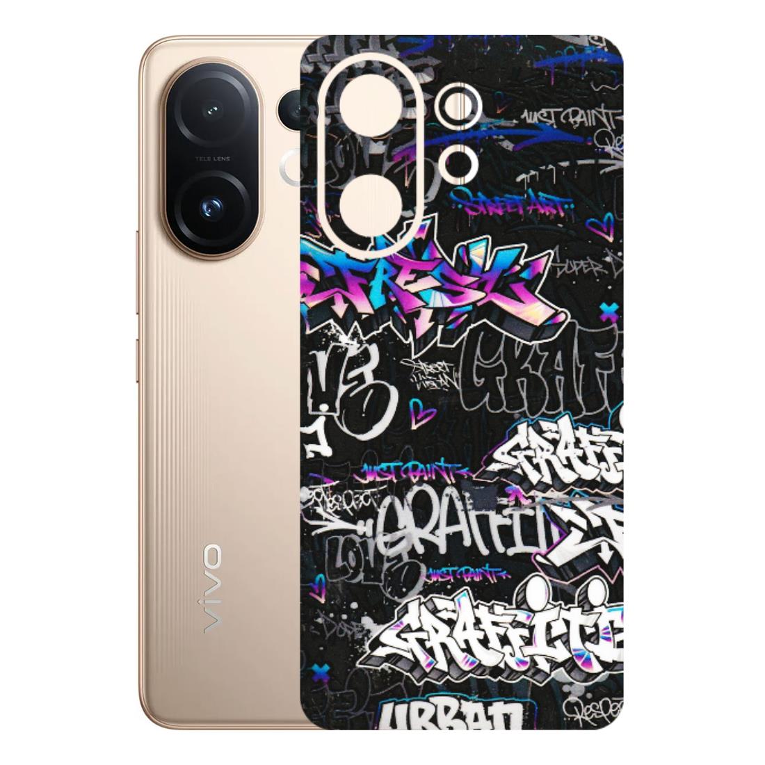 VIVO Z/V/X/T/U/S Series Phone Skins (All Models) - Graffiti Killer - 3D Embossed Finish (L-274) Vivo T4 pro