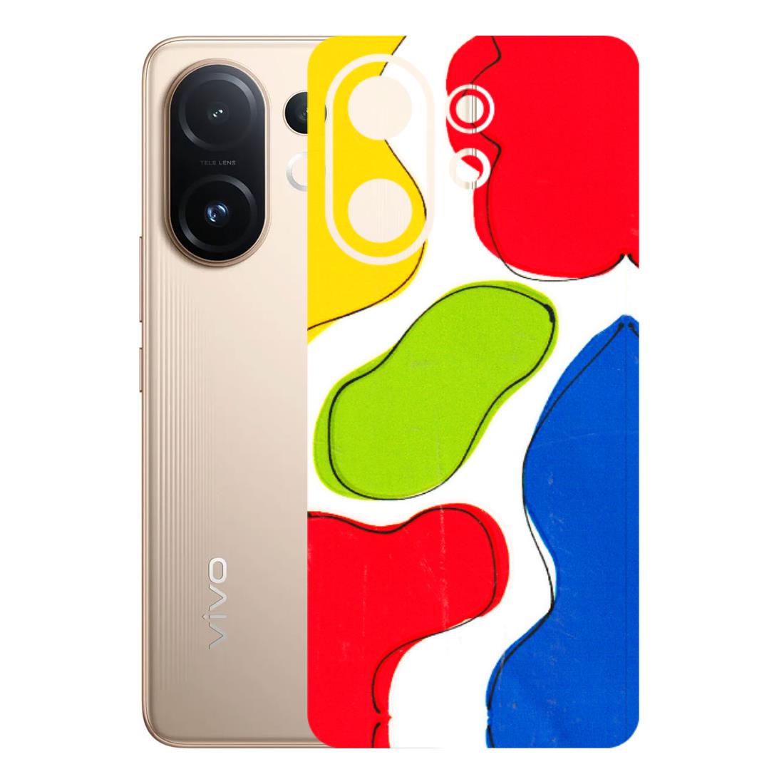VIVO Z/V/X/T/U/S Series Phone Skins (All Models) - RGB Colour Paint - 3D Embossed Finish (L-284) Vivo T4 pro