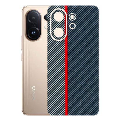 VIVO Z/V/X/T/U/S Series Phone Skins (All Models) - Blue Sober Lines - 3D Embossed Finish (L-305) Vivo T4 pro