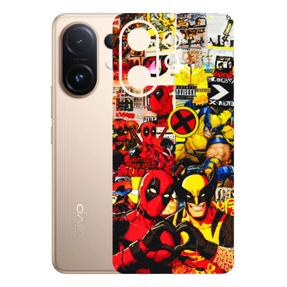 VIVO Z/V/X/T/U/S Series Phone Skins (All Models) - Spidy Wolverine - 3D Embossed Finish (L-310) Vivo T4 pro