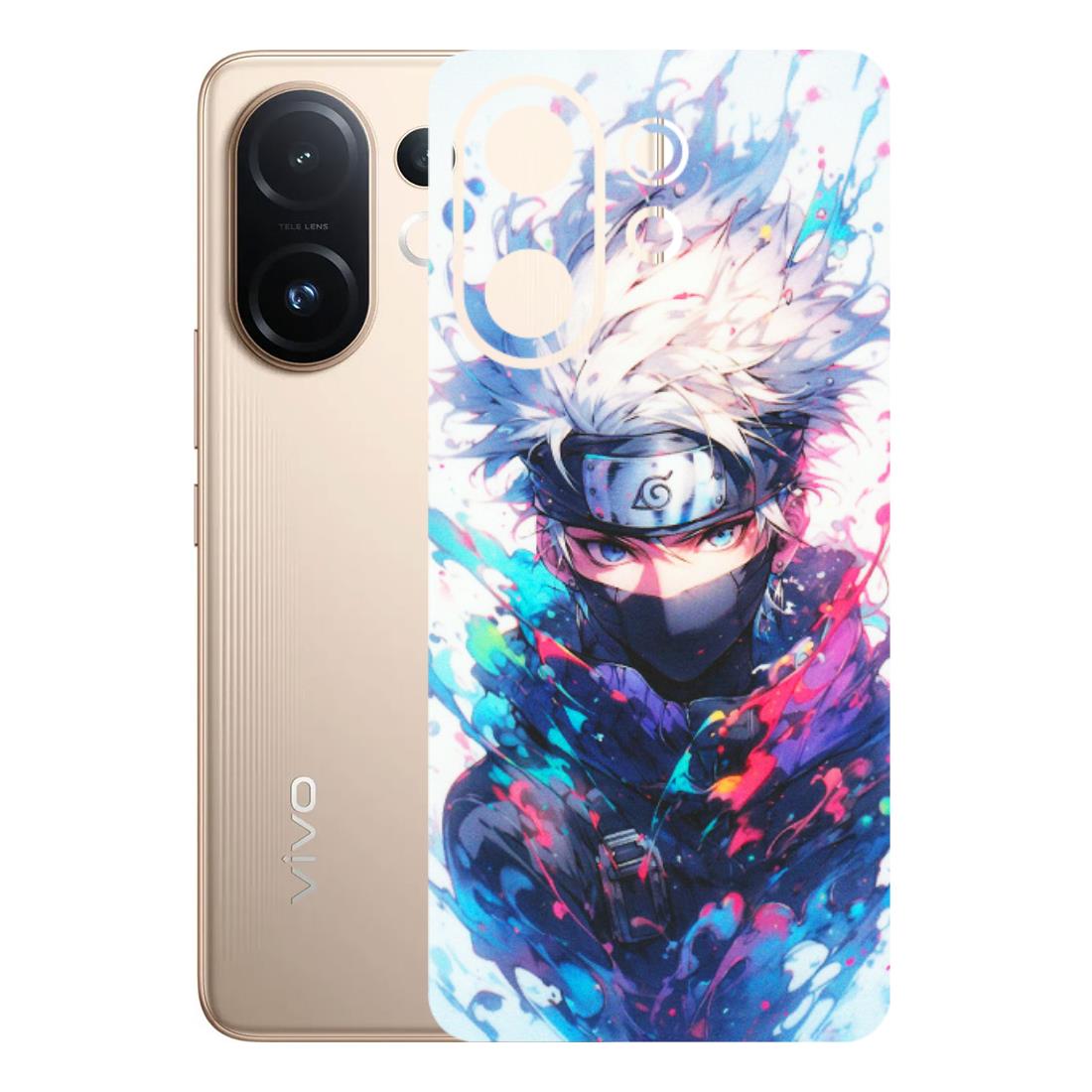 VIVO Z/V/X/T/U/S Series Phone Skins (All Models) - Naruto Face Mask - Matte Finish (M-03) Vivo T4 pro