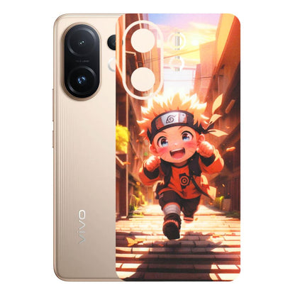 VIVO Z/V/X/T/U/S Series Phone Skins (All Models) - Naruto Cute Toon Running - Matte Finish (M-04) Vivo T4 pro