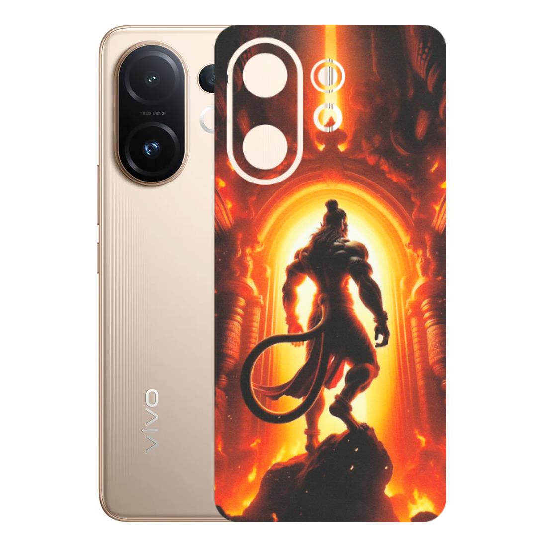 VIVO Z/V/X/T/U/S Series Phone Skins (All Models) - HanumanJi - Matte Finish (M-06) Vivo T4 pro