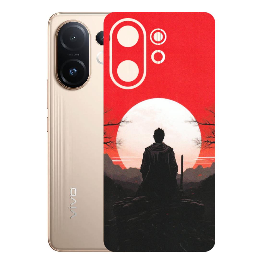 VIVO Z/V/X/T/U/S Series Phone Skins (All Models) - Samurai Anime - Matte Finish (M-141) Vivo T4 pro