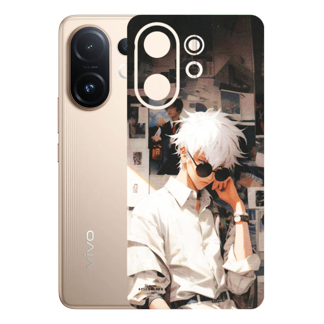 VIVO Z/V/X/T/U/S Series Phone Skins (All Models) - Gojo Satoru Jujustu Kaisen Anime - Matte Finish (M-156) Vivo T4 pro