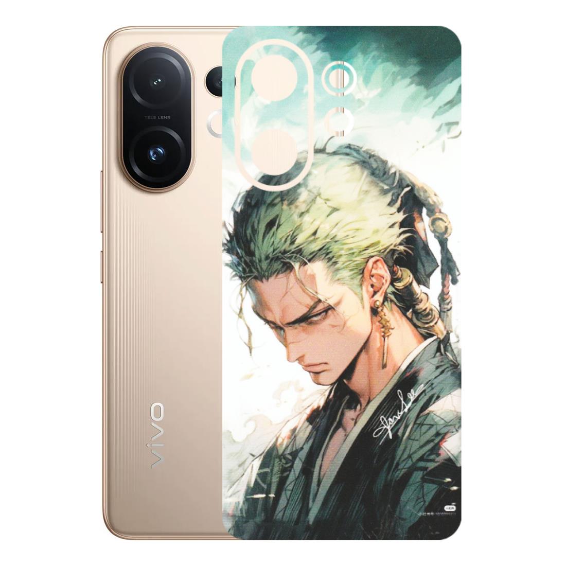 VIVO Z/V/X/T/U/S Series Phone Skins (All Models) - Pirate Hunter One Piece Anime - Matte Finish (M-157) Vivo T4 pro