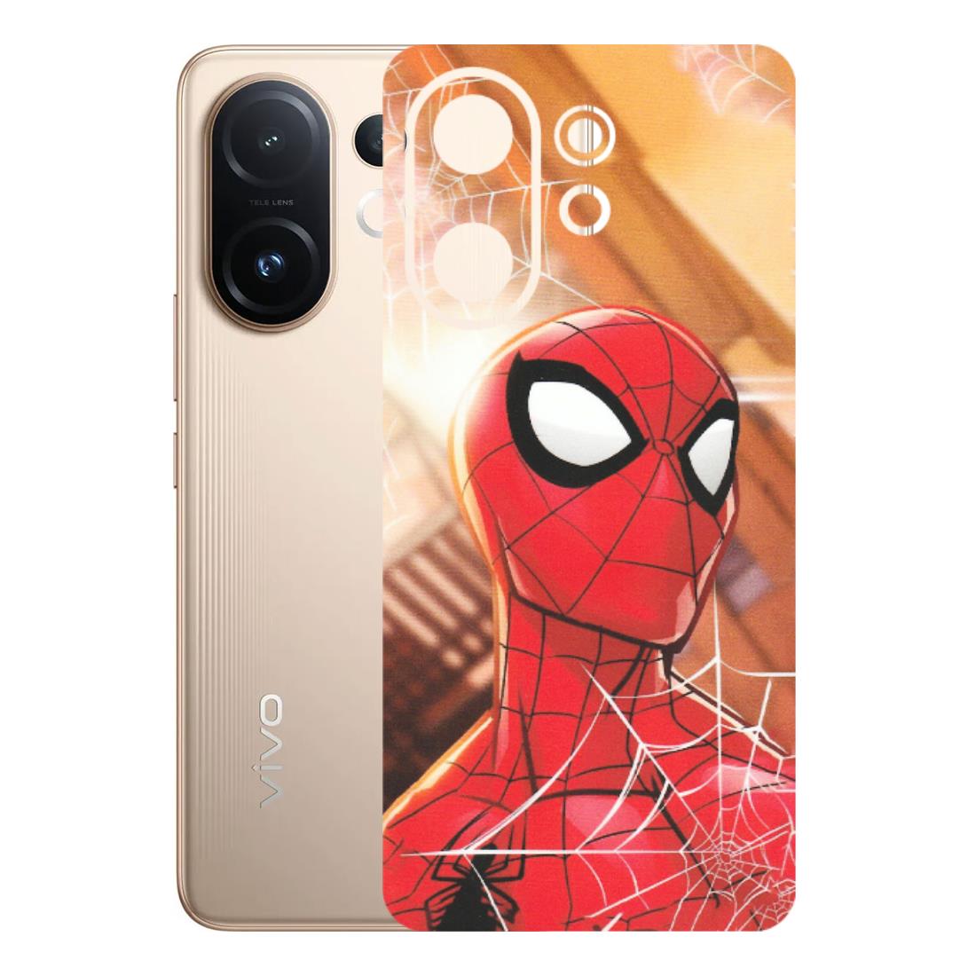 VIVO Z/V/X/T/U/S Series Phone Skins (All Models) - Spiderman Face New - Matte Finish (M-41) Vivo T4 pro