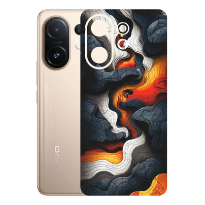 VIVO Z/V/X/T/U/S Series Phone Skins (All Models) - Abstract Volcanic Layers - Matte Finish (M-52) Vivo T4 pro