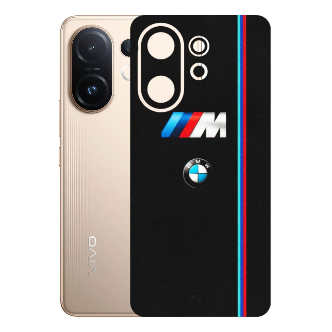 VIVO Z/V/X/T/U/S Series Phone Skins (All Models) - Styling With Black BMW - Matte Finish (M-74) Vivo T4 pro