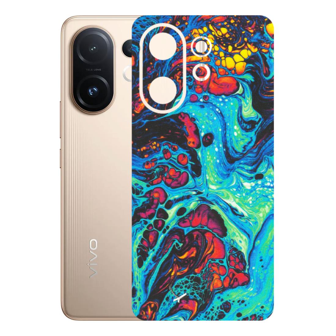 VIVO Z/V/X/T/U/S Series Phone Skins (All Models) - Majestic Galactic Marbel - Matte Finish (M-85) Vivo T4 pro