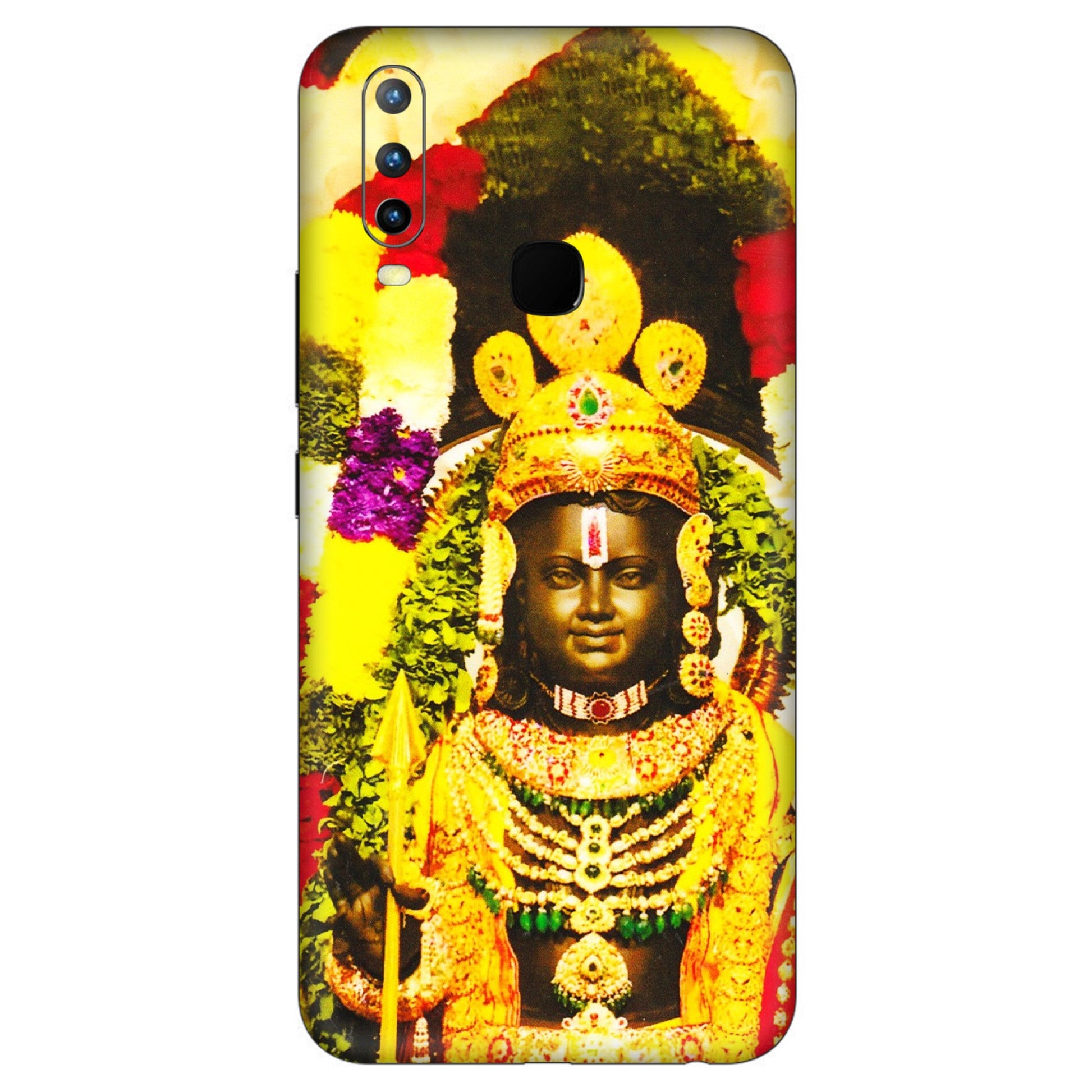 VIVO Z/V/X/T/U/S Series Phone Skins (All Models) - Ram Lalla Ayodhya - 3D Embossed Finish (L-103) Vivo U10