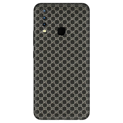 VIVO Z/V/X/T/U/S Series Phone Skins (All Models) - Black G Print - 3D Embossed Finish (L-109) Vivo U10