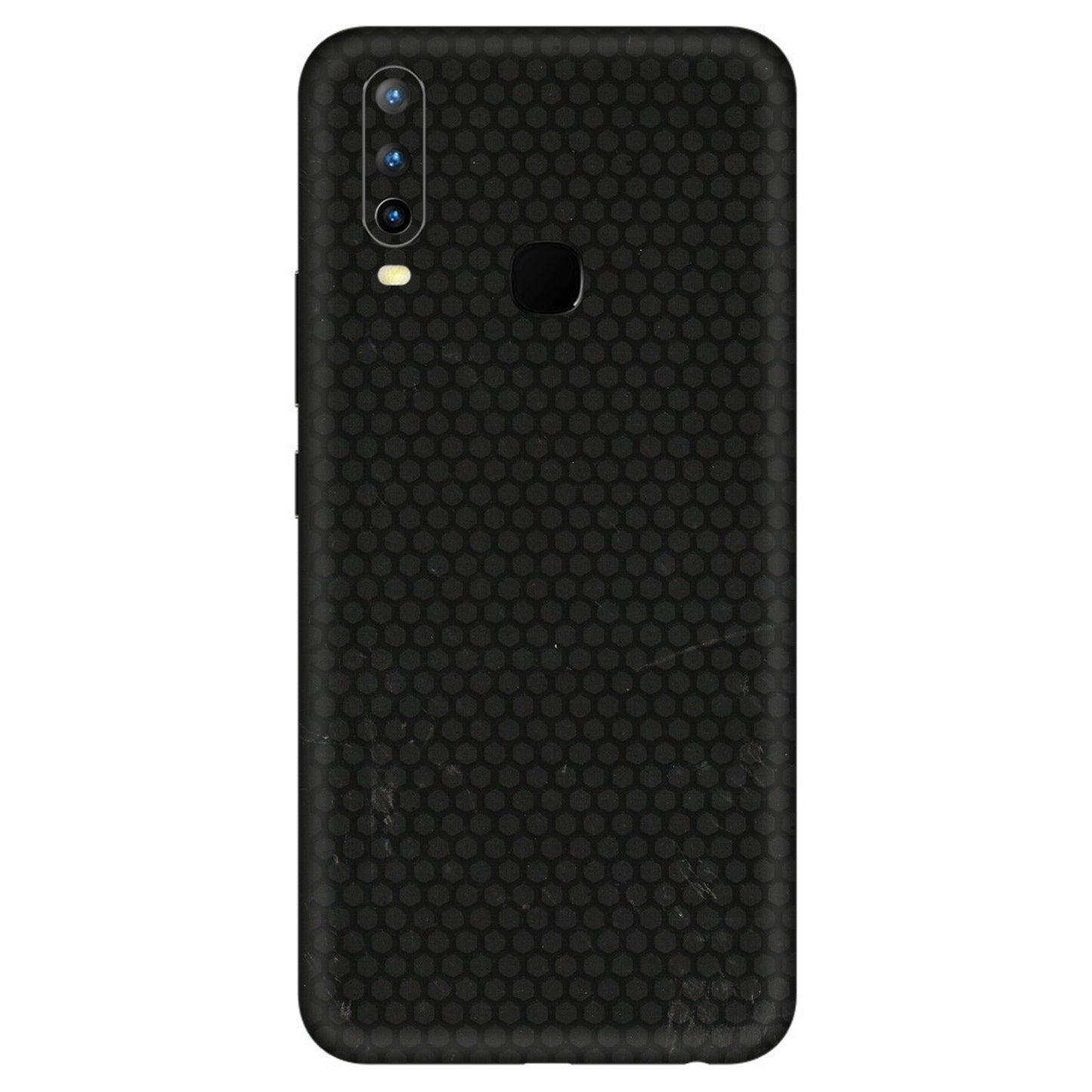 VIVO Z/V/X/T/U/S Series Phone Skins (All Models) - Black honeycomb - 3D Embossed Finish (L-114) Vivo U10