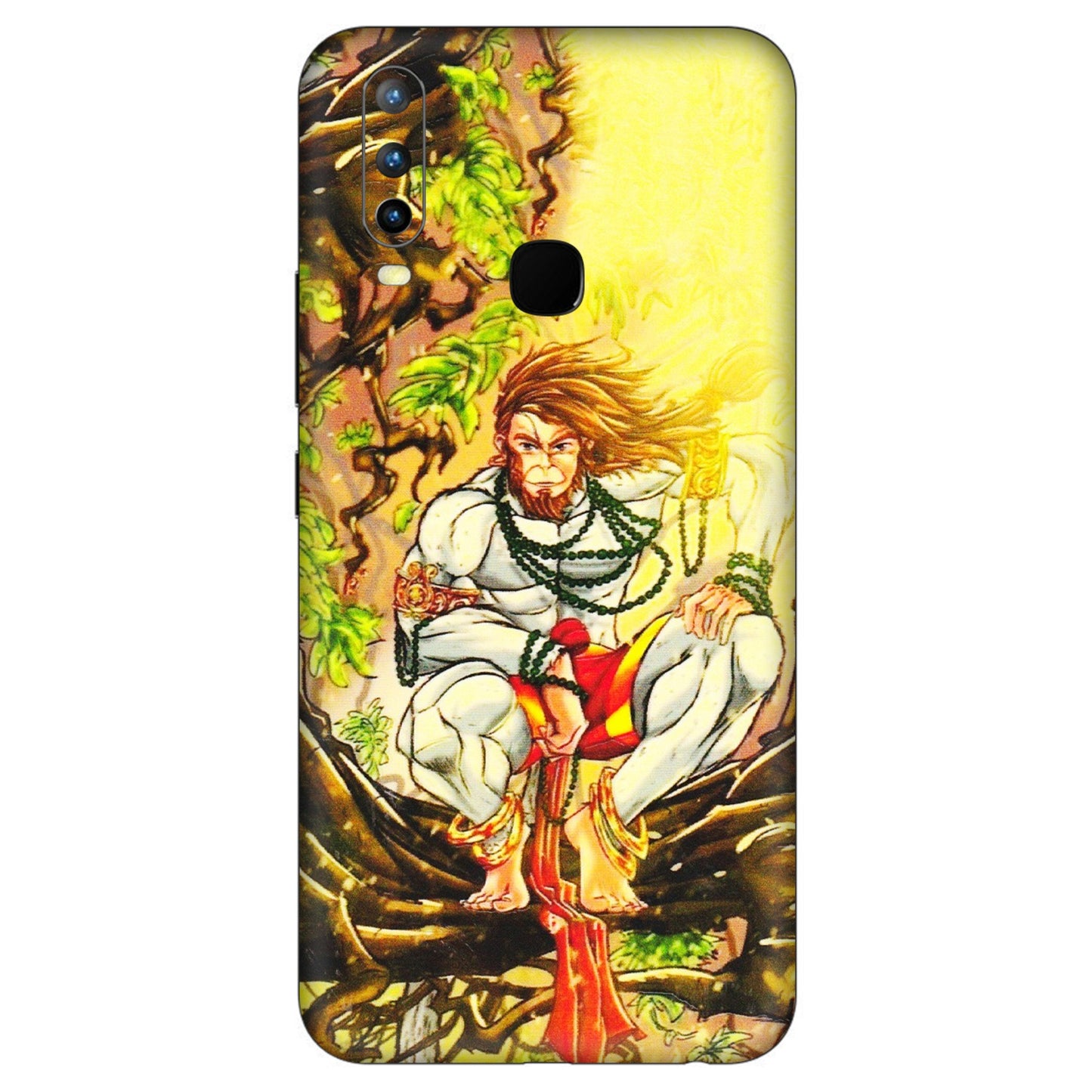 VIVO Z/V/X/T/U/S Series Phone Skins (All Models) - Lord Hanuman - 3D Embossed Finish (L-152) Vivo U10